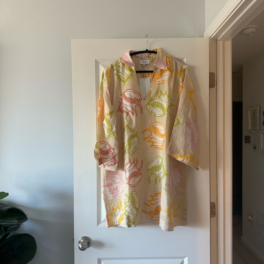 Colorful Conch Shell Printed Tunic